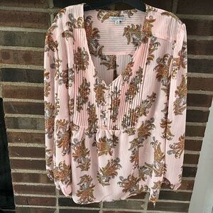 Women’s Plus Size Ophelia Rose Top, 3X, Pink